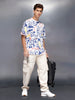 All-over print oversized T-shirt | White