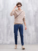 Men's Skinny Crop Casual Jeans | Dark Stone