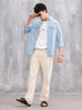 Double Pocket Chambray Shirt In Regular Fit  |  Blue