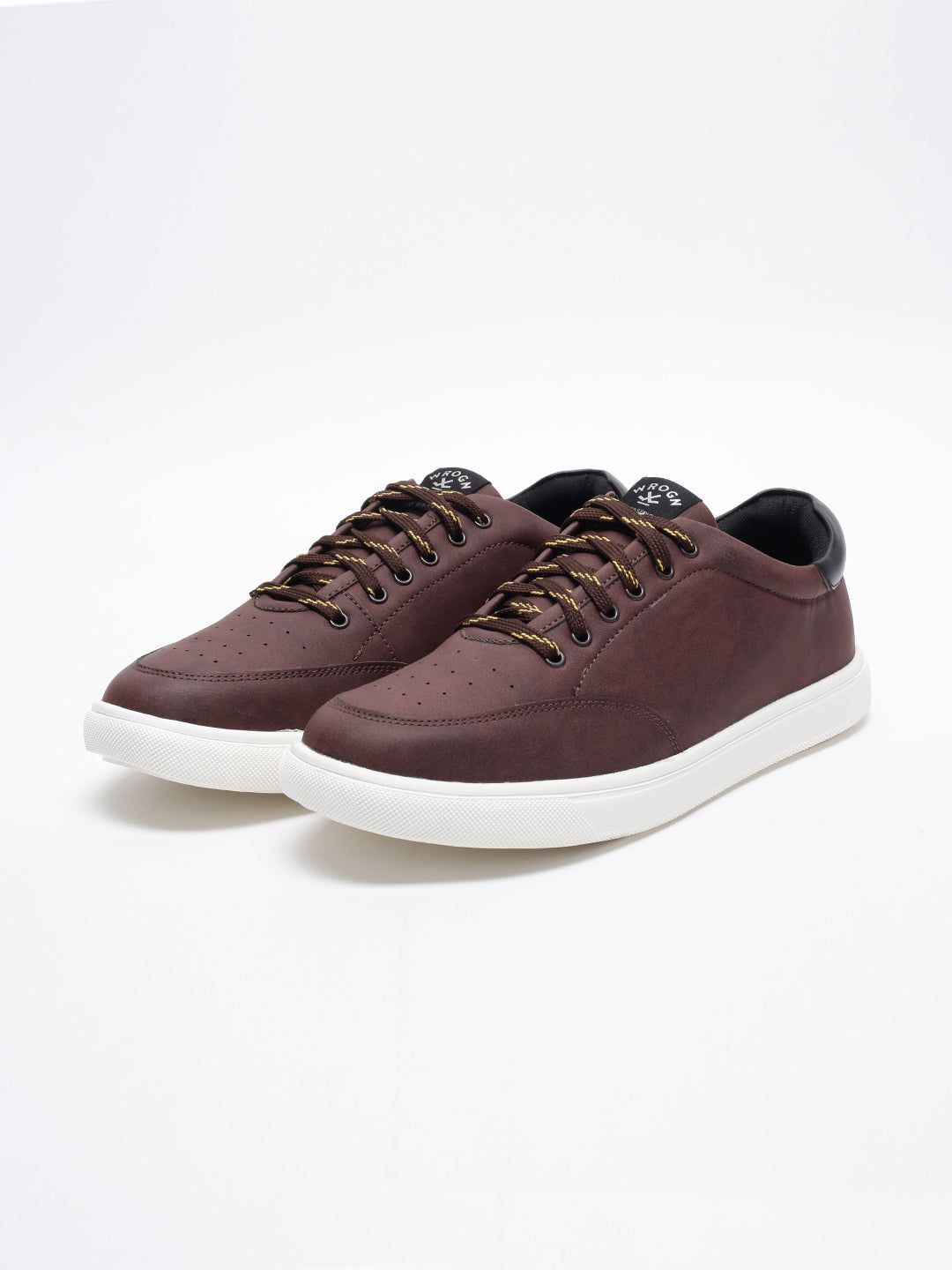 Solid Brown Classic Sneakers