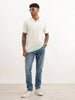 Classic Placement Printed Polo T-Shirt | Off White