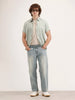 Loose Fit Denim Jeans | Light Blue