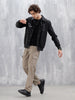 Men's Casual Loose Fit Cargo Trousers  | Olive