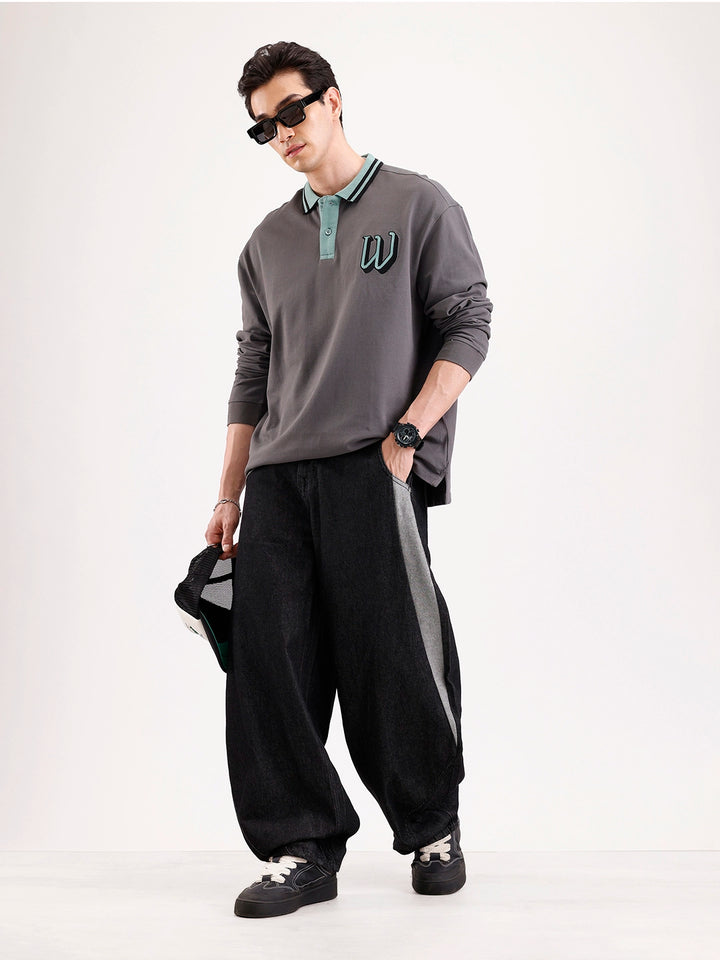 Classic Baloon Fit Jeans   |  Black