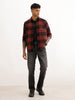 Regular Fit Checkered Shirt | Blue