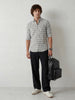 Classic Regular Fit Checkered Shirt | White