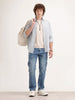 Relaxed Fit Cargo Denim Jeans | Blue