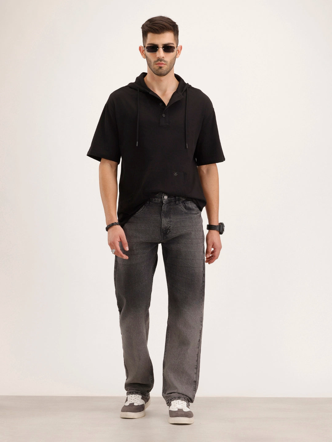Anti Fit Faded Denim Jeans | Grey