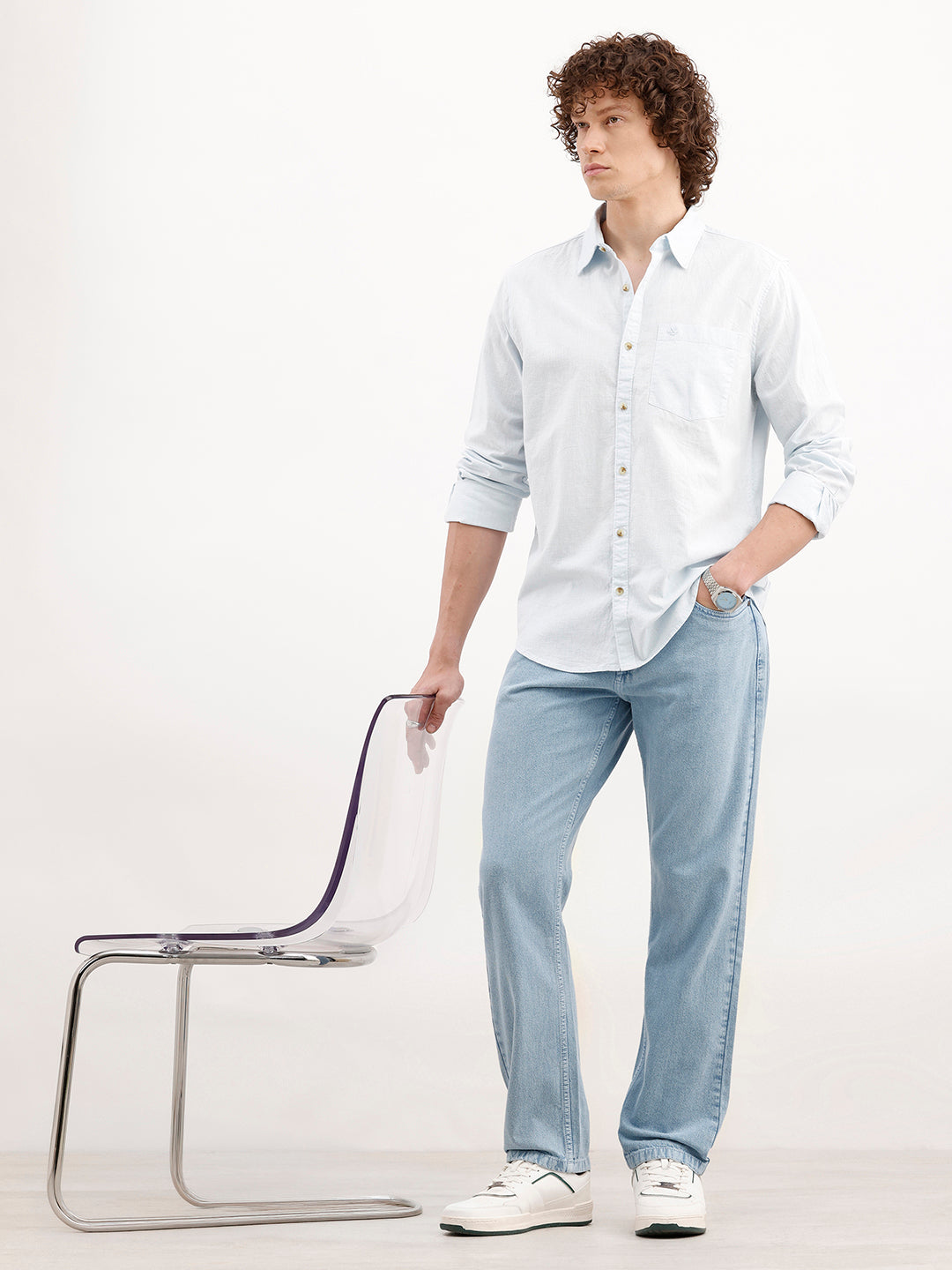 Classic Regular Fit Shirt | Light Blue