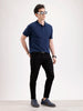 Solid Slim Fit Denim Jeans  | Black