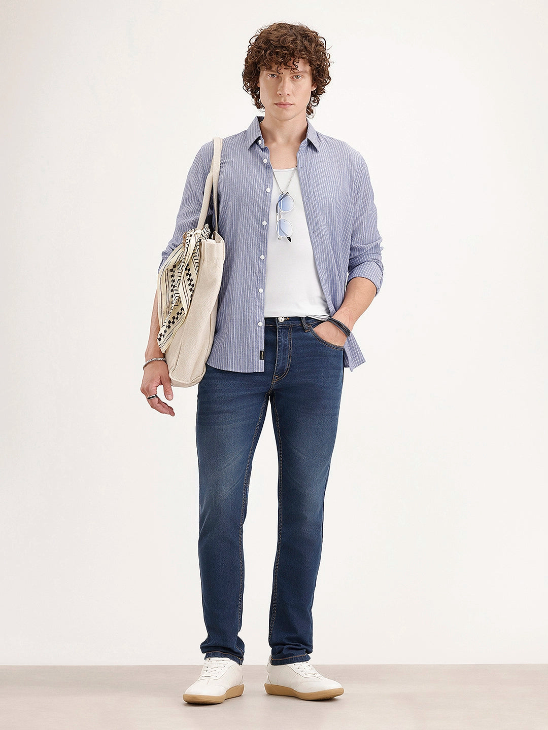 Slim Fit Denim Jeans | Blue