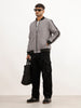 Solid Regular Fit Puffer Jacket | Grey