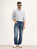 Faded Anti Fit Denim Jeans | Light Blue