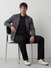 Men's casual cargo loose fit trousers | Black