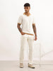 Regular Fit Contrast Collar Polo T-Shirt | Beige