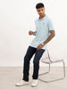 Slim Fit Tipping Collar Polo T-Shirt | Light Blue