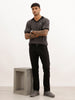 Slim Fit Solid Denim Jeans | Black