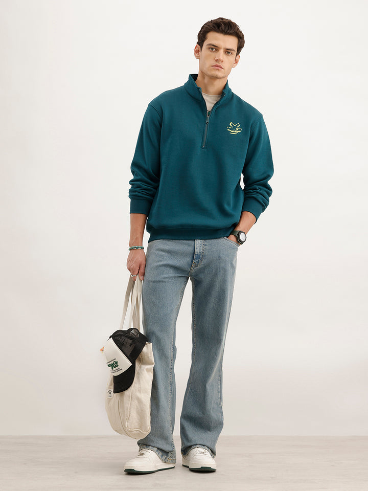 Comfort Fit Sweatshirt  | Dark Green