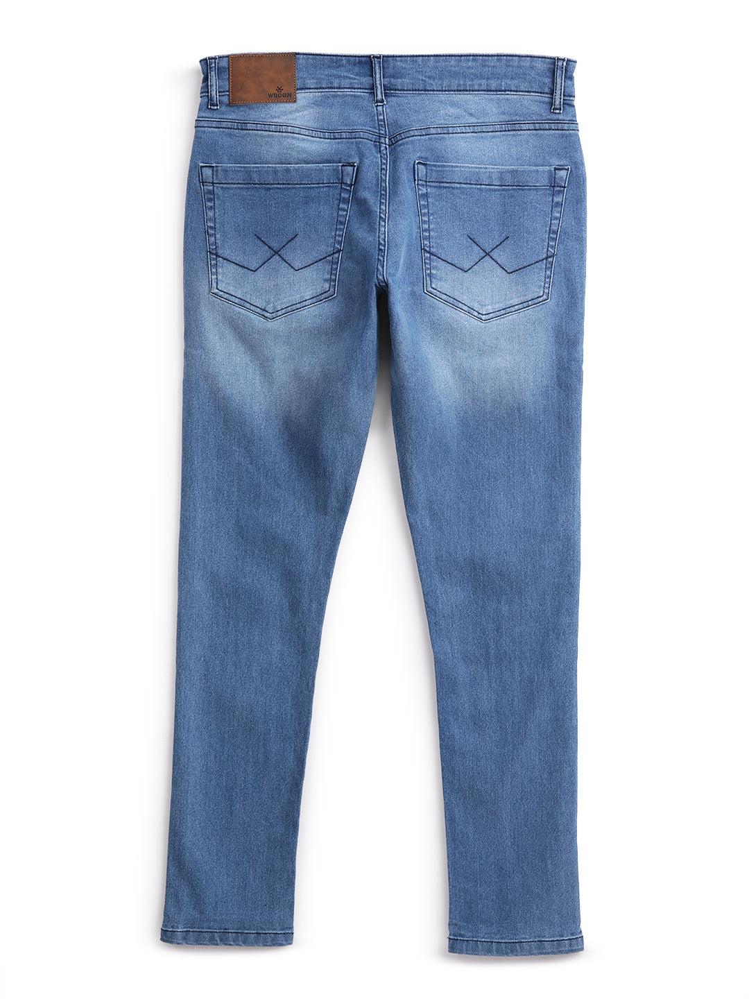 Indigo Medstone Slim Tapered Jeans