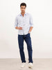 Classic Regular Fit Printed Shirt | Light Blue | WWSH9172F