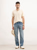 Straight Fit Denim Jeans | Light Blue