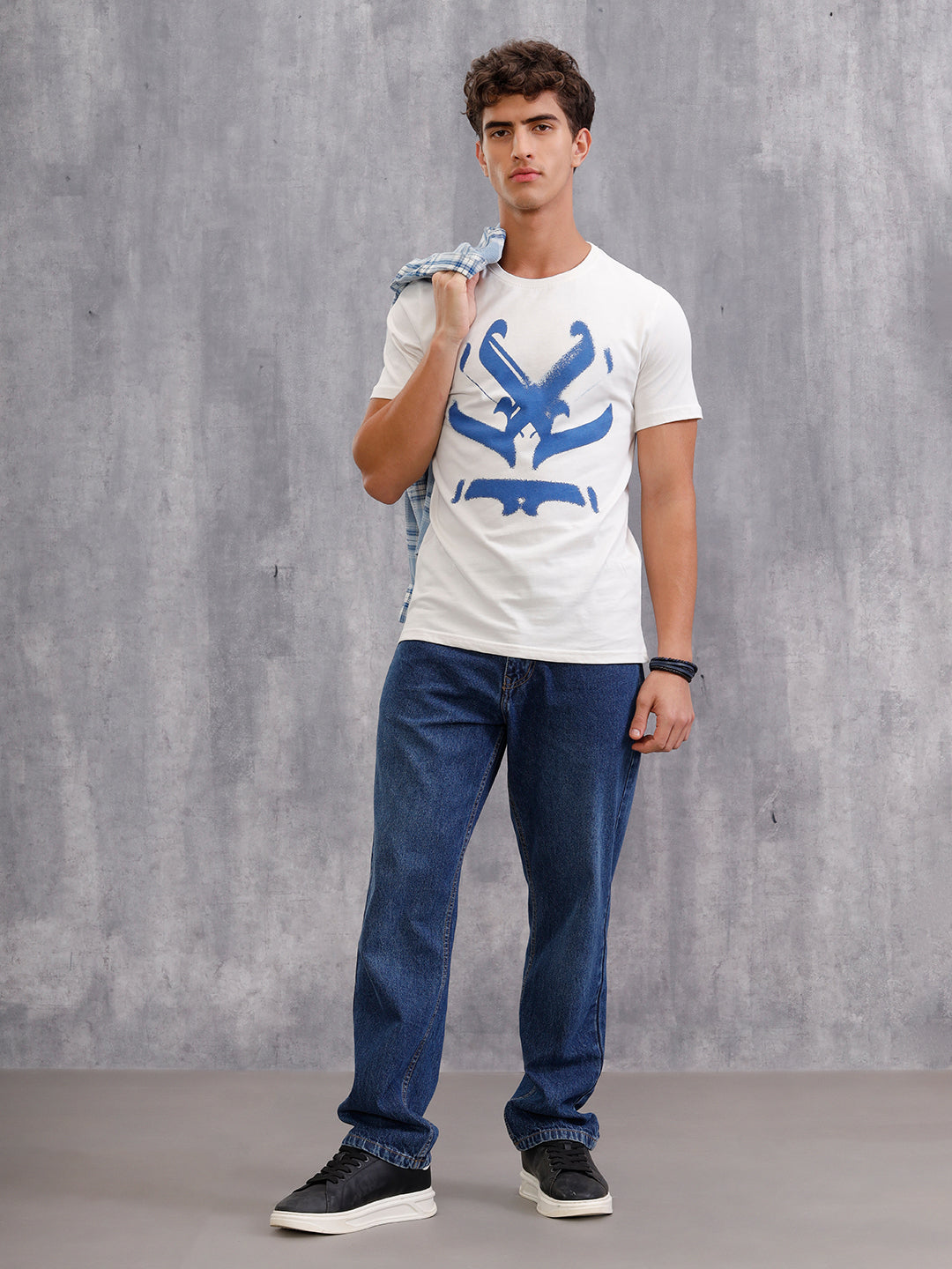 Ancient Script Inspired Brand Carrier  | Off White