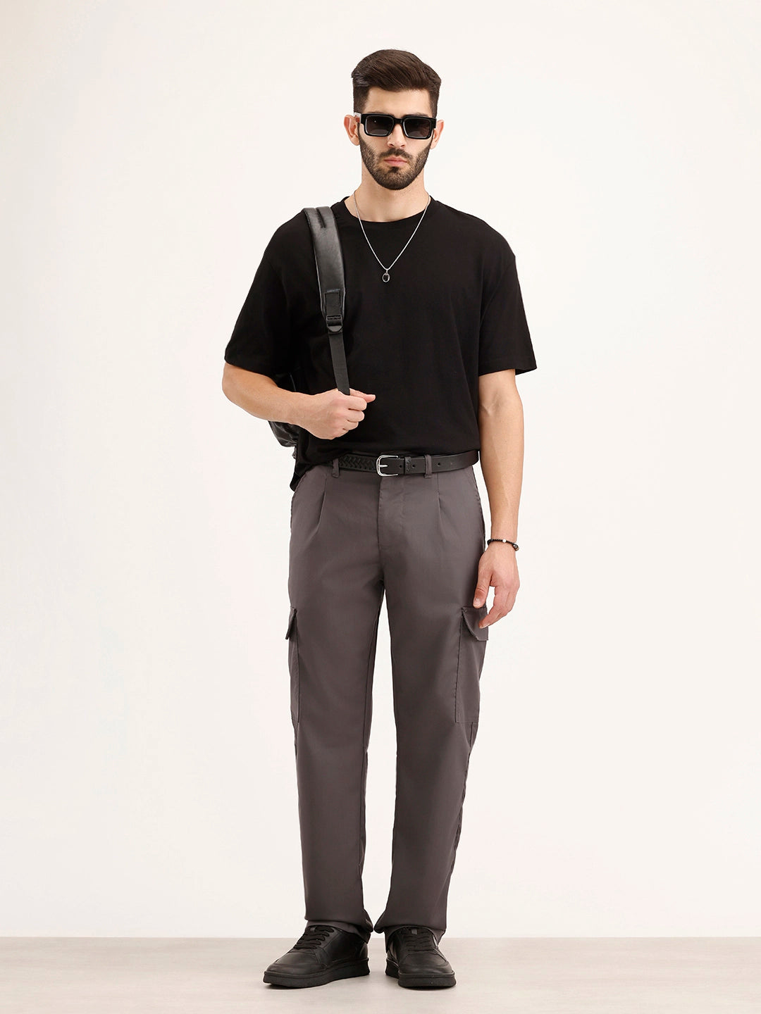 Anti Fit Cargo Trouser | Dark Grey