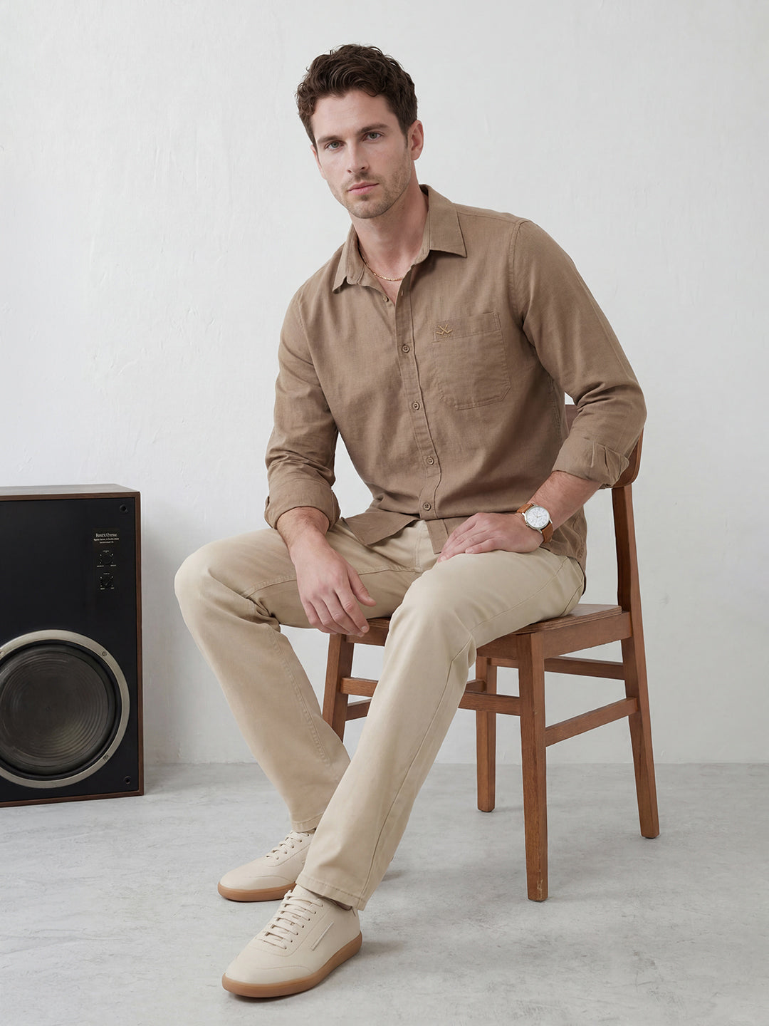 Slim Fit Polo T-Shirt | Khaki