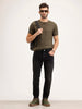 Skinny Crop Denim Jeans | Black