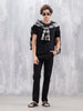 Men's Causla Slim Fit Trousers | Black