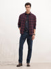 Comfort Fit Checkered Shirt | Red