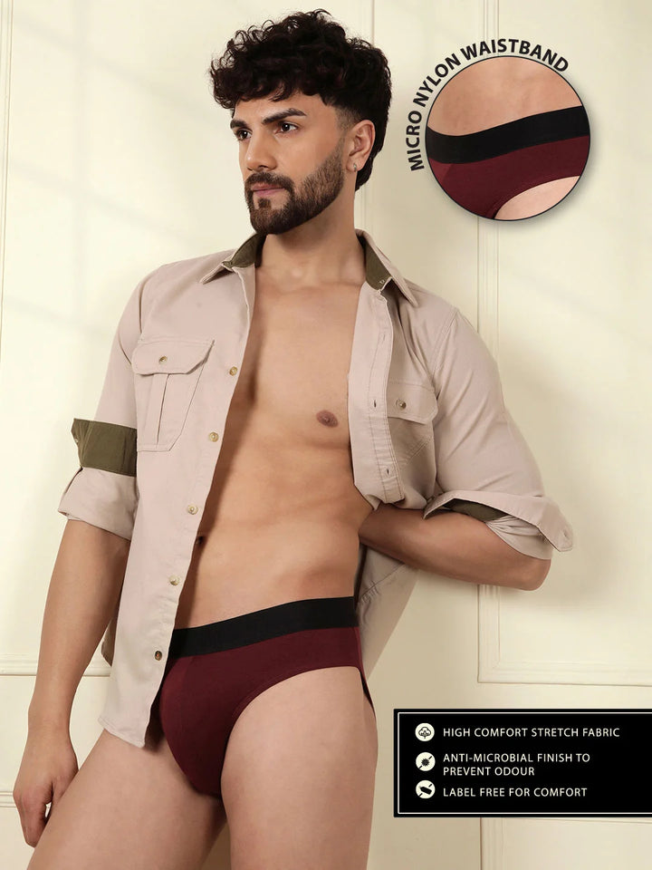 Daily Ease Solids & Print 3-Pack Briefs