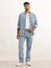 Solid Anti Fit Denim Jeans | Light Blue