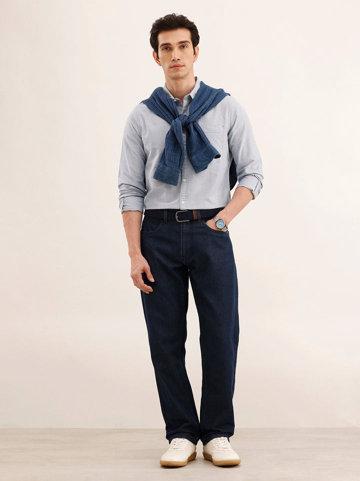Anti Fit Denim Jeans | Dark Blue