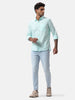 Mint Blue Solid Shirt