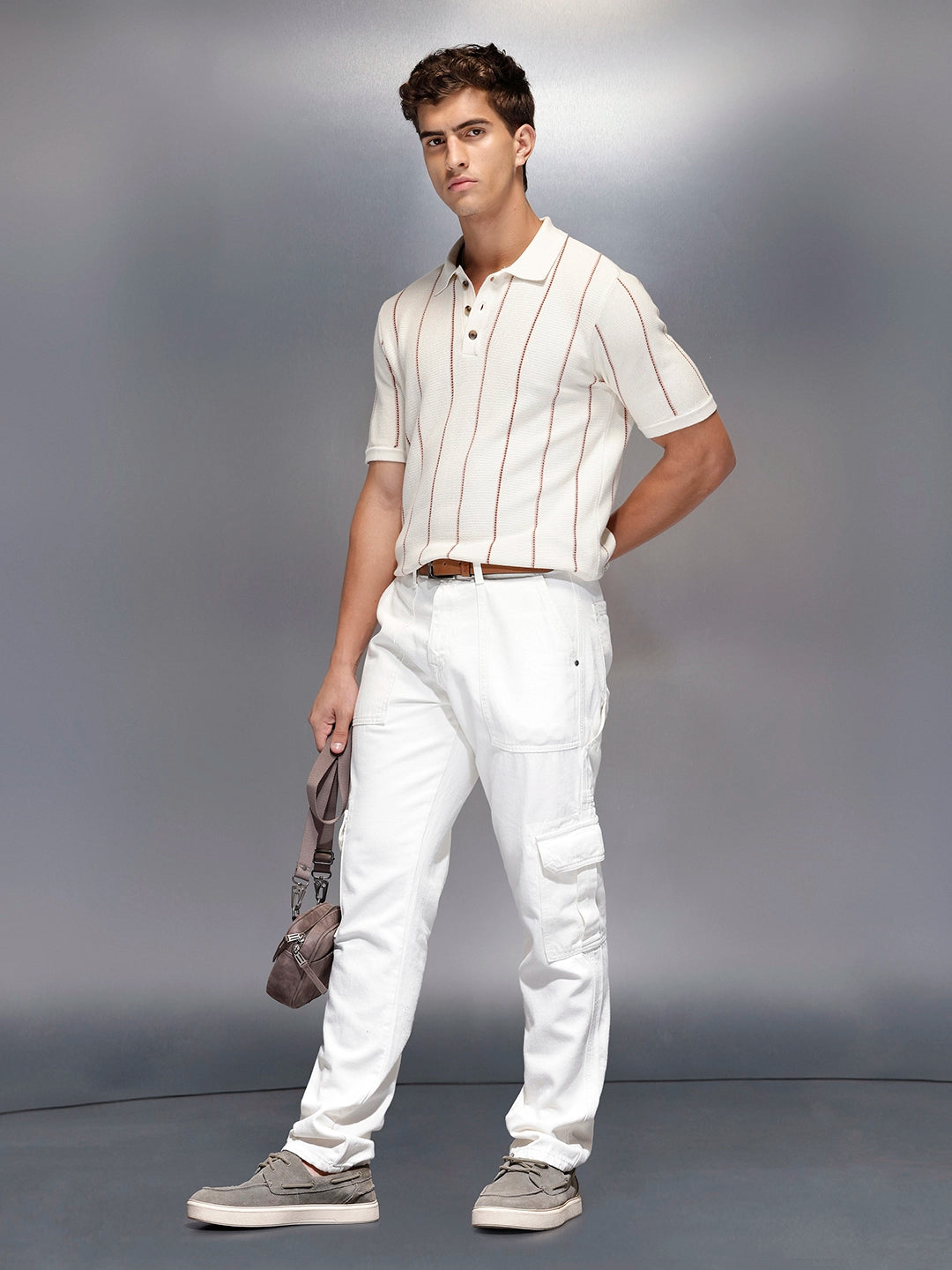 Men’s Straight fit cargo trousers | Off White