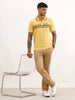 Placement Printed Polo T-Shirt | Yellow | WWTS240F
