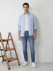Faded Slim Fit Denim Jeans | Light Blue