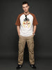 Oversized Ragland Sleeve T-Shirt | White