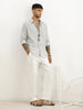 Classic Slim Fit Striped Shirt | Light Green