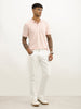 Solid Slim Fit Denim Jeans | White