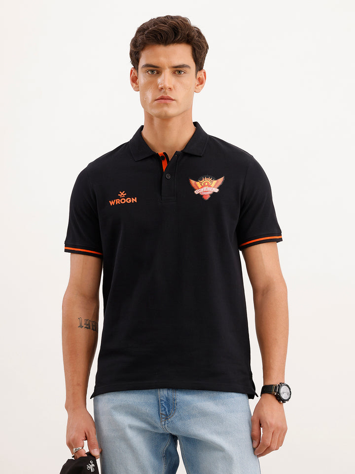 Wrogn x SRH Travel Polo | Black