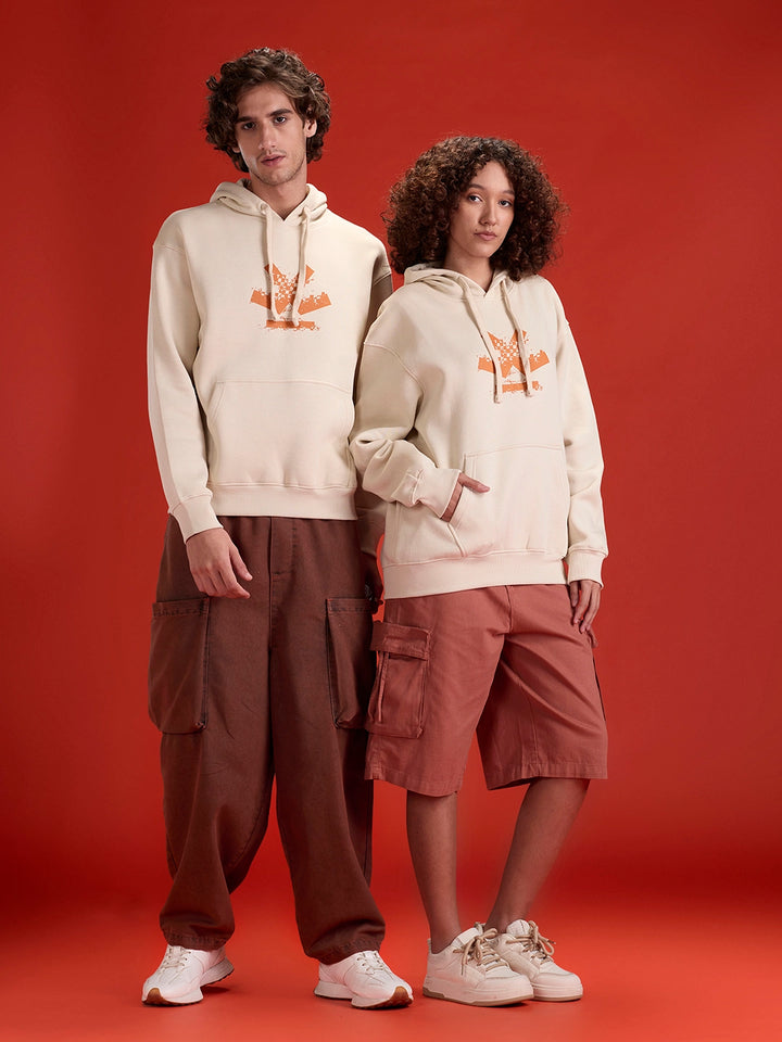 Wrogn Oversized Graphic Hoodie For Men | Tapioca