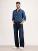 Slim Fit Textured Shirt | Blue