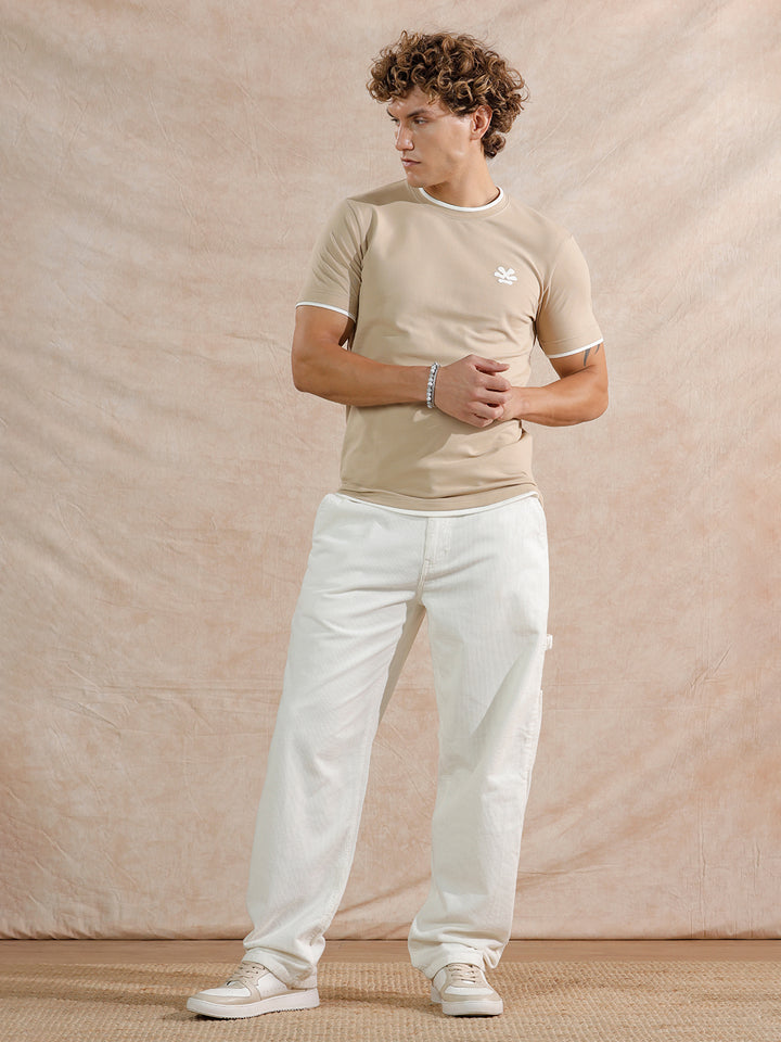 Corduroy Carpenter Loose Fit Trouser | Off White