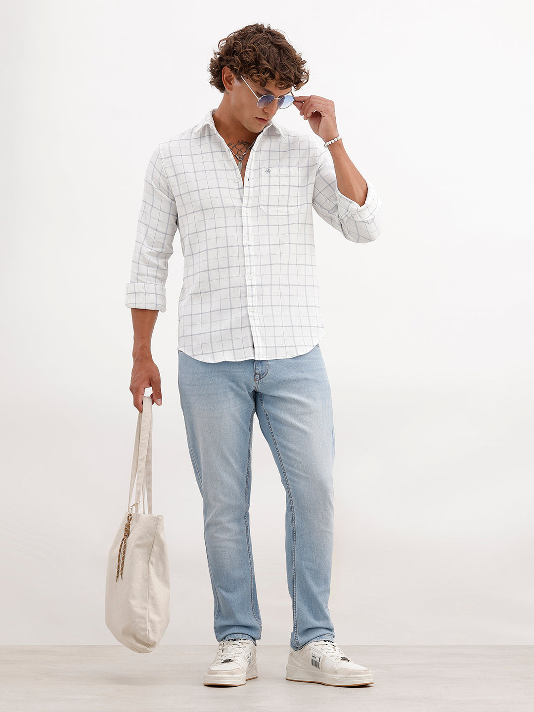 Slim Fit Denim Jeans | Light Blue