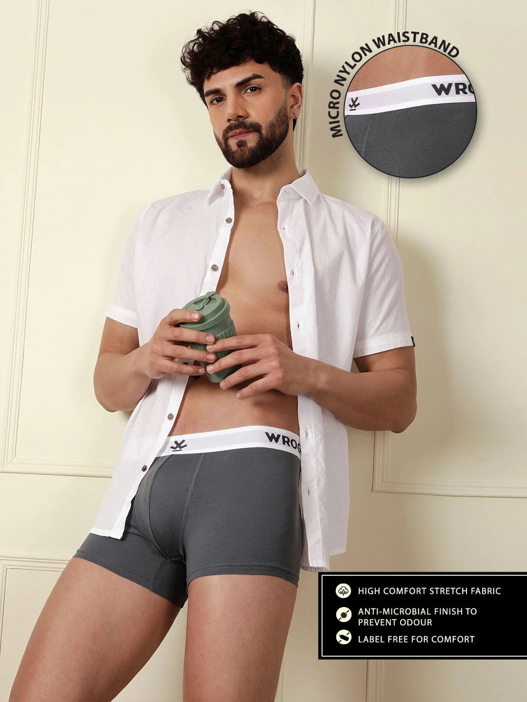 Pack of 2 Solid Cotton Trunks