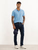 Solid Tipping Collar Polo T-Shirt | Blue | WWTS352F