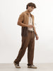 Solid Anti Fit Denim Jeans | Rust