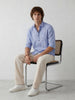 Solid Regular Fit Full Sleeve Shirt | Blue